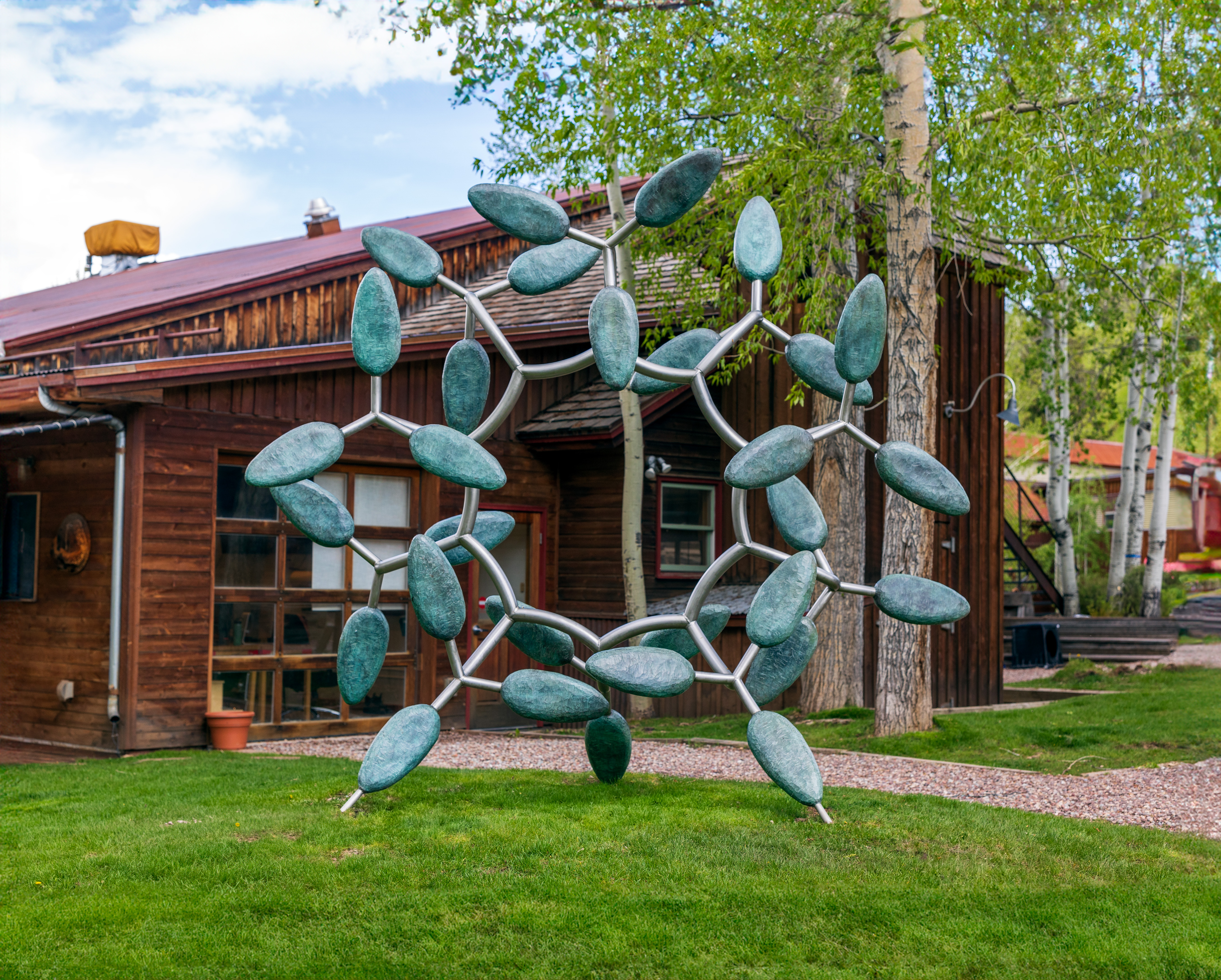James Surls outdoor sculpture
