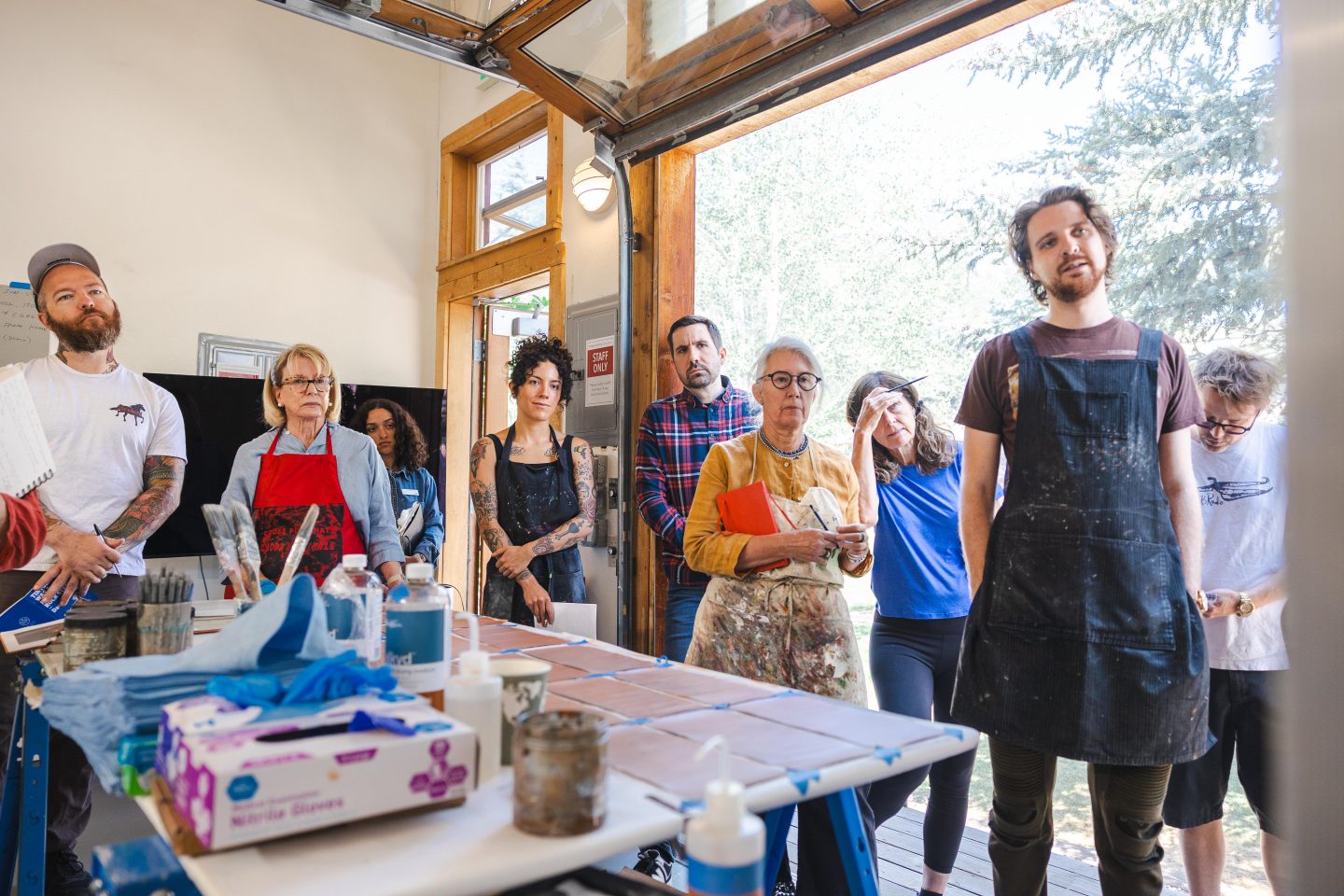 Painting and drawing workshops at Anderson Ranch with artists engaged in studio painting