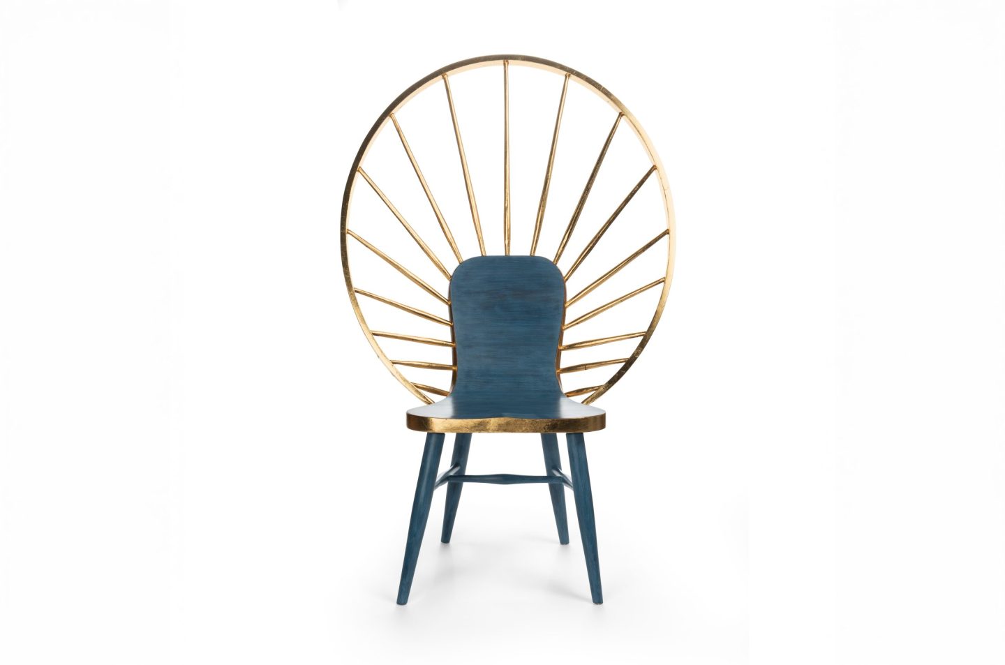 sculptural wooden furniture elements arranged in a workshop studio at Anderson Ranch Arts Center