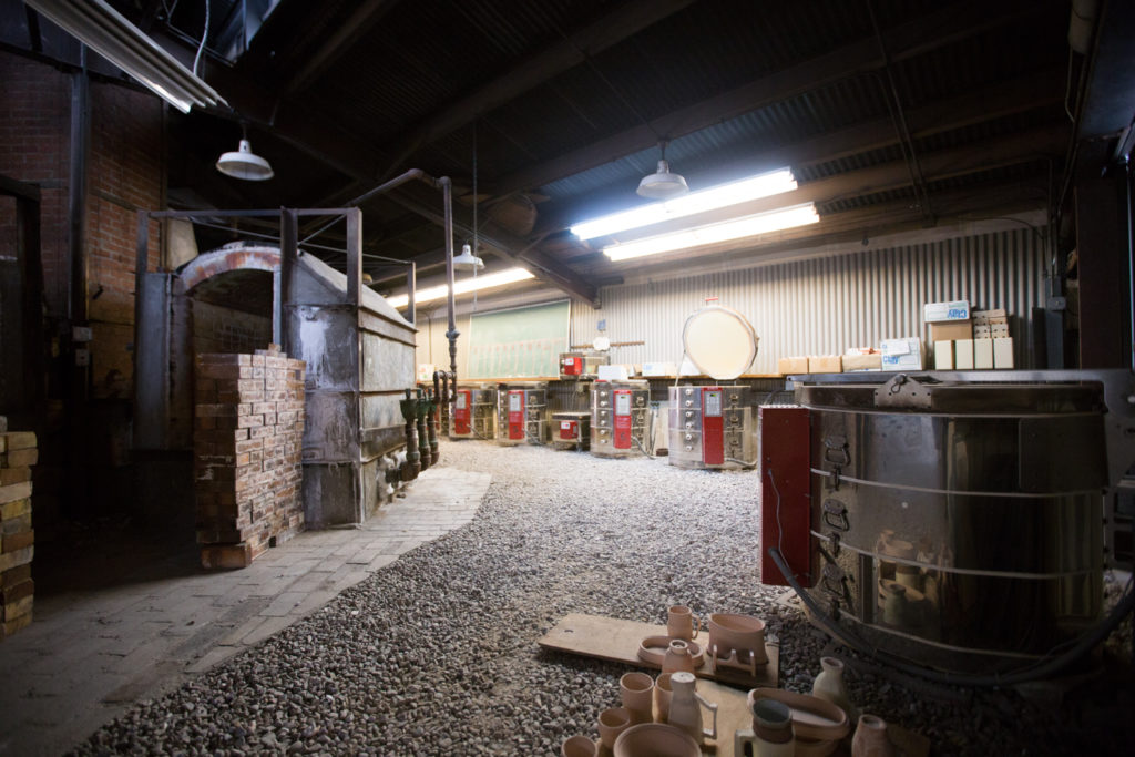 Kilns in the ceramics studio