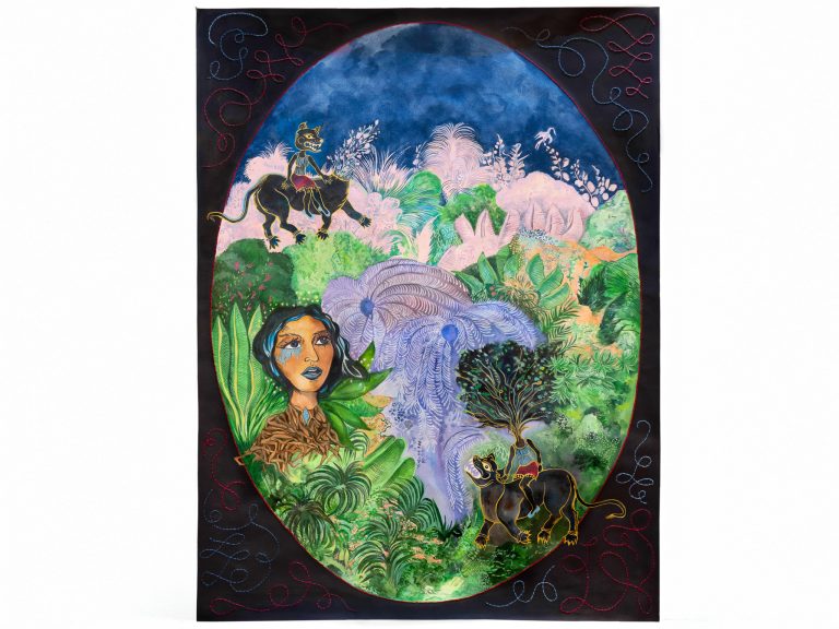 experimental painting workshop exploring new materials and processes