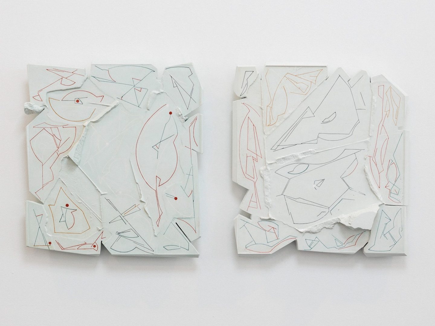 modular ceramic pieces created through mold making and casting
