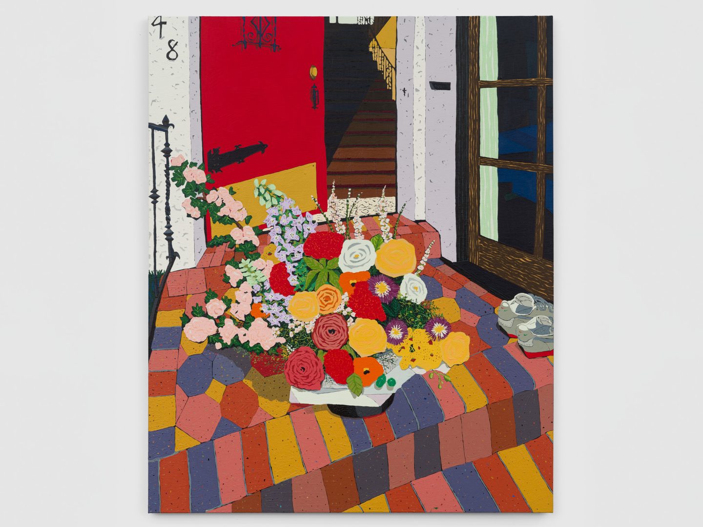 painting workshop investigating spatial relationships through depth and composition