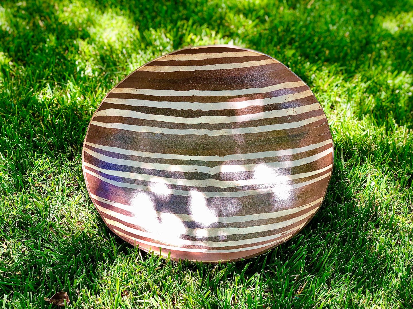 nerikomi ceramic forms featuring patterned colored clay construction