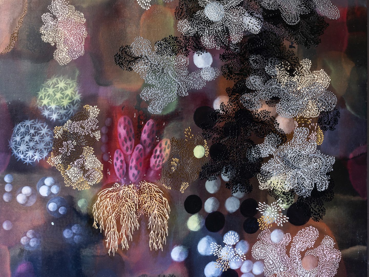 observational painting workshop focused on perception and creative response