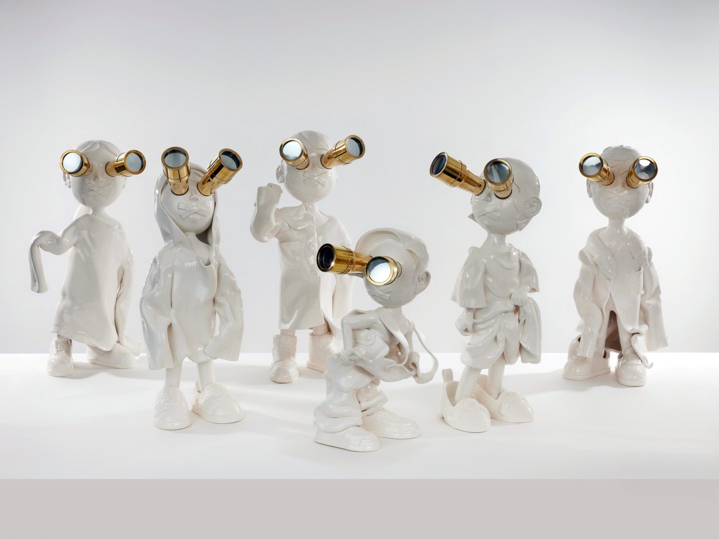 sculptural ceramic forms exploring narrative and expressive clay work