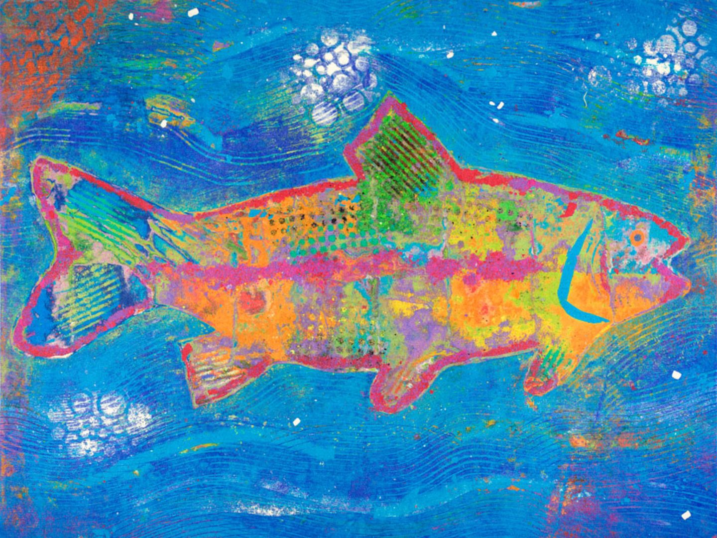 ink imagery transferred onto unfired ceramic clay slabs