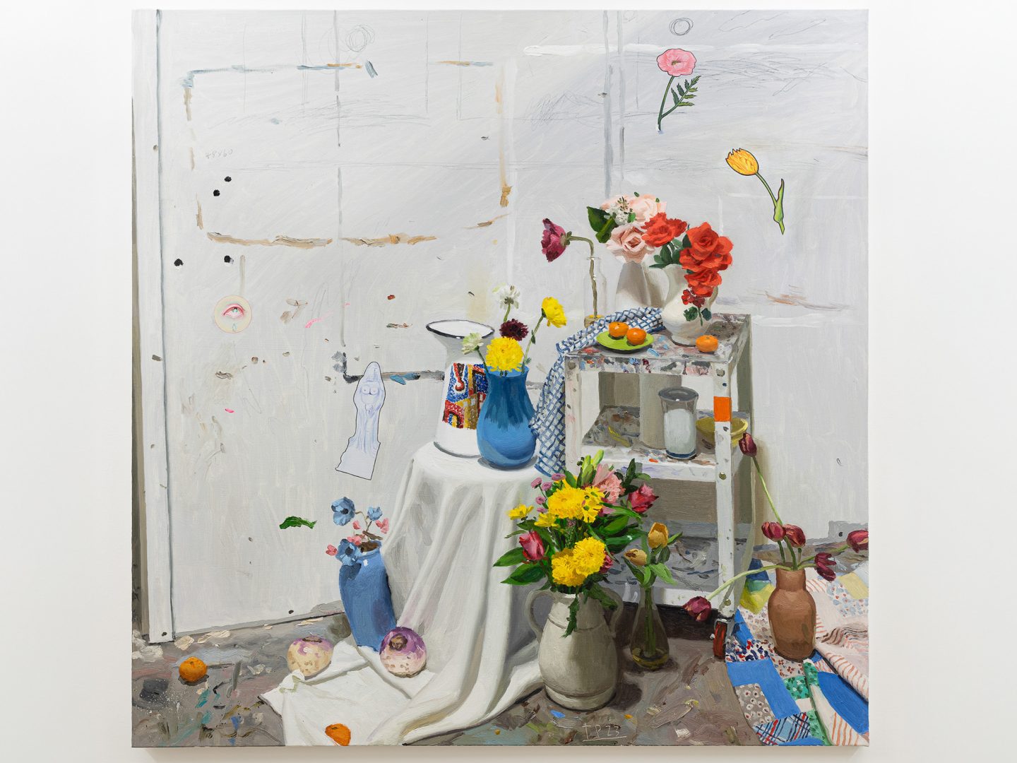 still life oil painting workshop exploring color relationships and cultural meaning