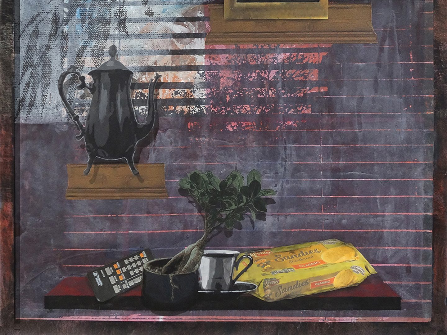 Hybrid screen printing workshop featuring layered screenprinted imagery, mesh and ink processes, and experimental techniques